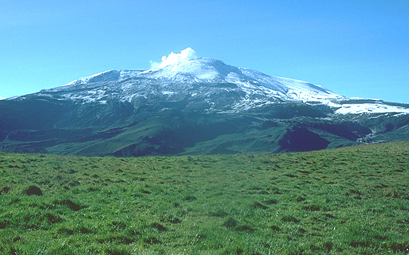Significant increase in activity of Nevado del Ruiz volcano in Colombia