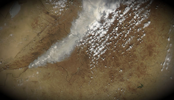 Dust seen over Russia