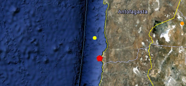 Strong earthquake with magnitude 5.9 struck Antofagasta, Chile