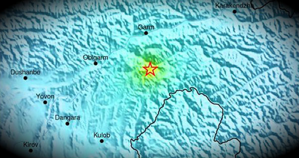 Strong earthquake hit Tajikistan