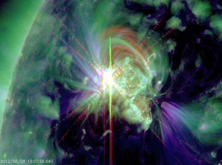 Solar flare reaching M1.4 and two weak Earth-directed CMEs detected around Sunspot 1476