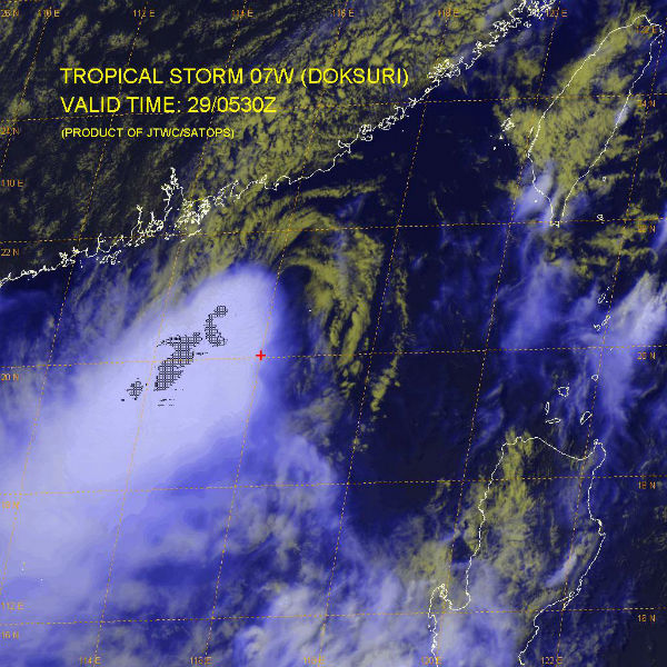 Tropical Storm Doksuri ready to landfall near Hong Kong