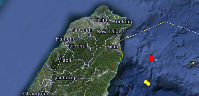 Magnitude 6.0 earthquake struck Taiwan region