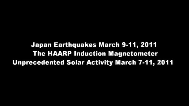 Japan earthquake HAARP – Sun, March 2011 analysis