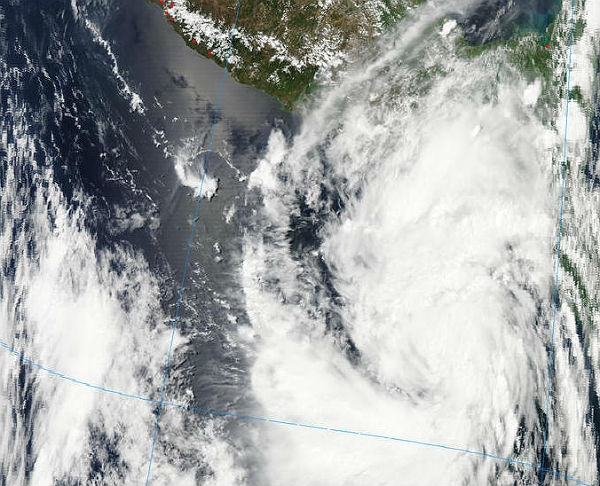 Tropical Storm Carlotta moving toward Mexico