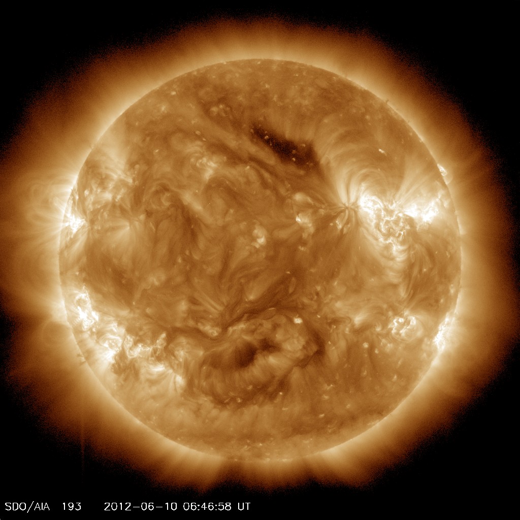 Impulsive M1.3 solar flare peaked on Sunday, June 10, 2012 at 06:45 UTC