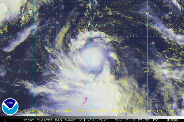 Tropical Storm Guchol is getting closer to Philippines