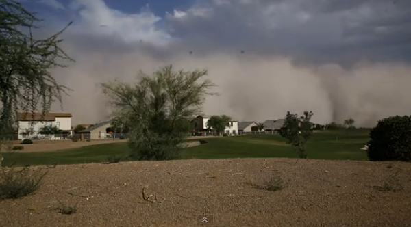 Maricopa sandstorm timelapse (Phoenix US, June 16, 2012)