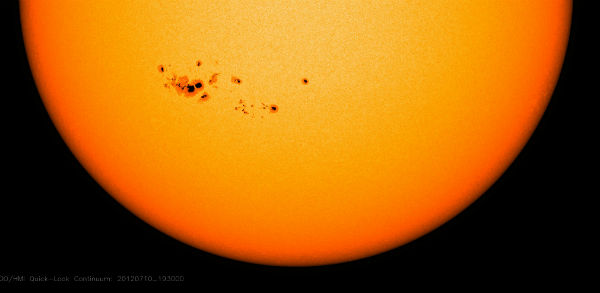 Sunspot 1520 harbors energy for X-class solar flare