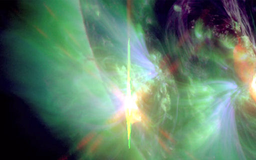 Region 1532 erupted with M2.7 solar flare