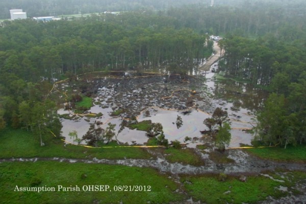 Elevated levels of radioactive elements found at Louisiana sinkhole site