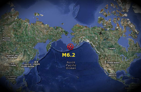 Magnitude 6.2 earthquake hit Fox Islands, Aleutian Island, Alaska