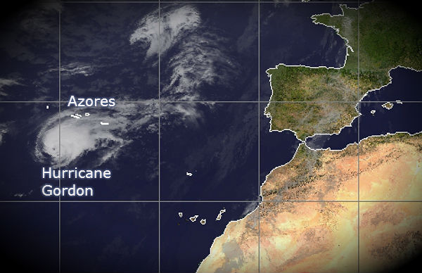 Hurricane Gordon to hit eastern Azores