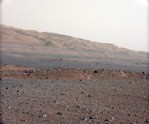 Southwest view from curiosity captured on 23rd August
