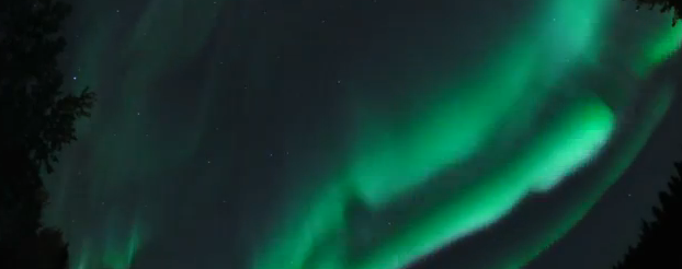 Northern lights over Fairbanks, Alaska (September 18, 2012)