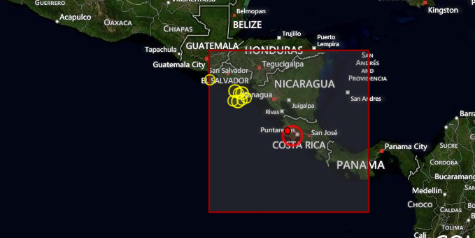 Massive 7.6 magnitude earthquake hit Costa Rica