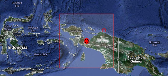Magnitude 6.0 earthquake hit Papua, Indonesia