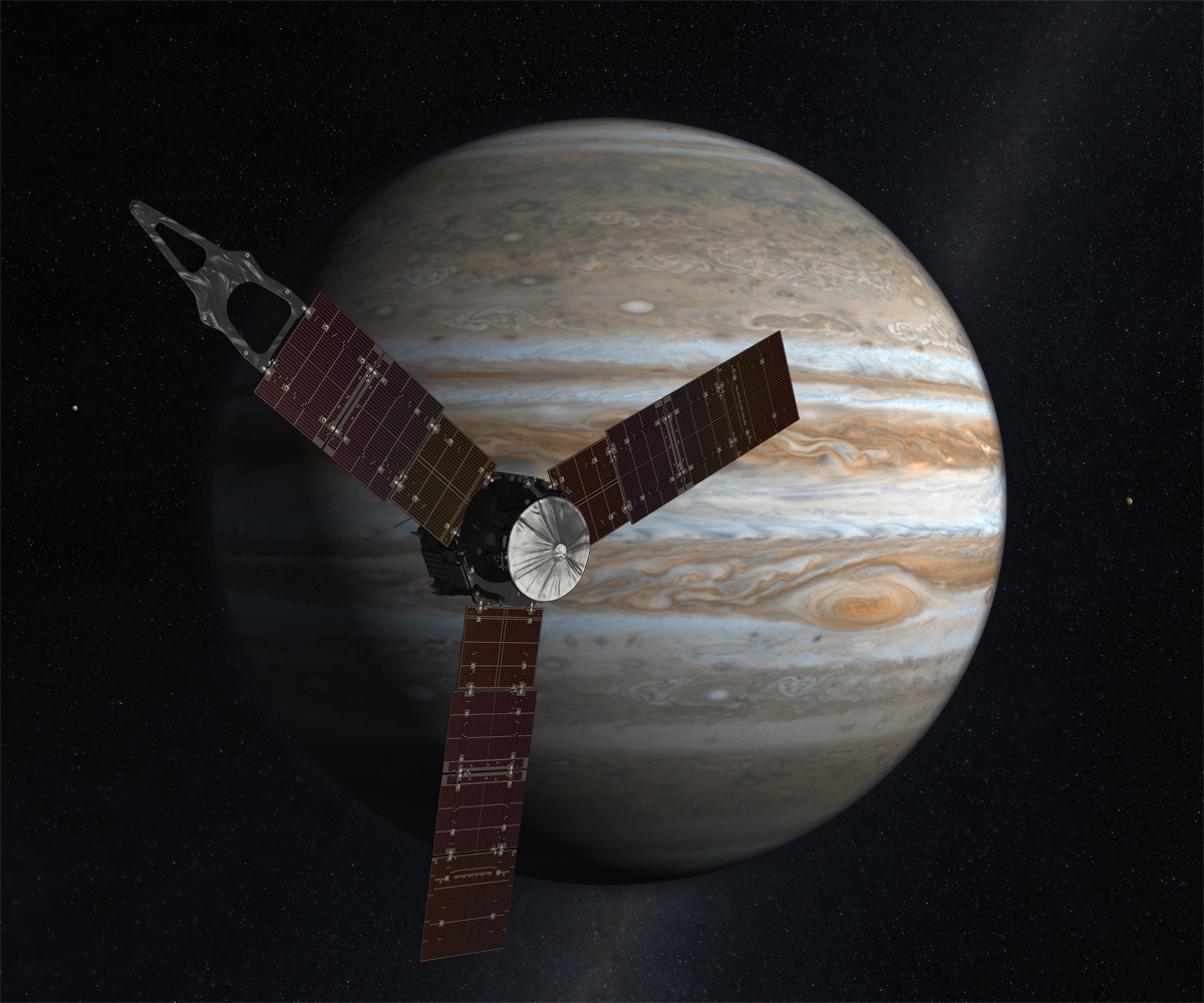 Juno maneuvering its way to Jupiter
