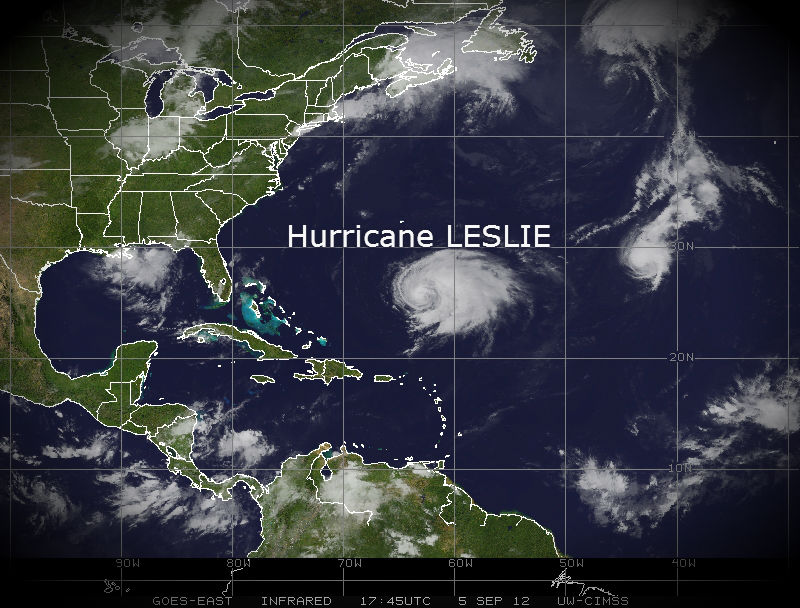 Leslie become hurricane, aims Bermuda, US East Coast and Atlantic Canada