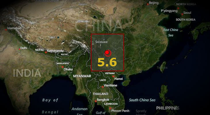 Series of devastating earthquakes hit Yunnan region in China