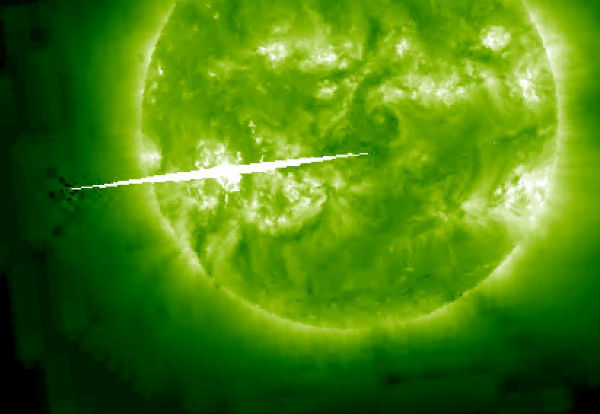 Several strong solar flares and CME’s seen at farside