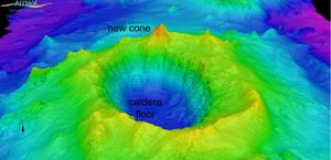 Submarine eruption at Havre volcano built a new volcanic cone