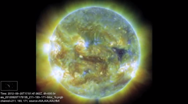 Solar activity – September 1 – 30, 2012 (Video)