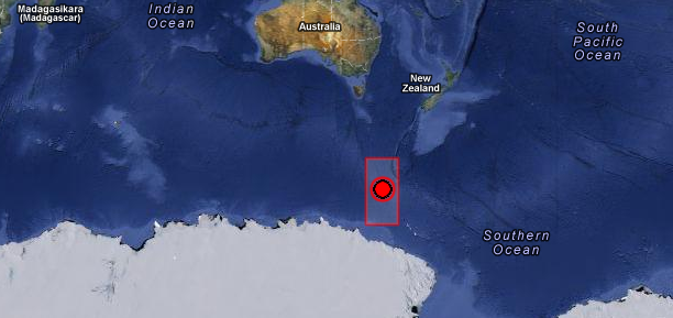 Magnitude 6.4 shallow earthquake hit Balleny Islands region