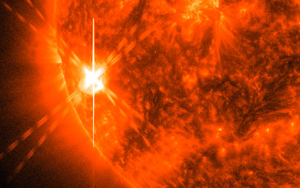 Sunspot 1598 generated impulsive X1.8 solar flare
