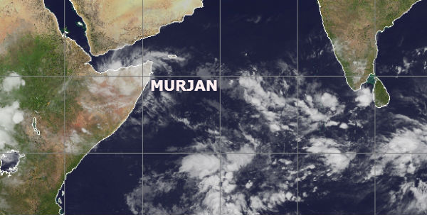 Tropical Cyclone Murjan made landfall in Somalia and Ethiopia