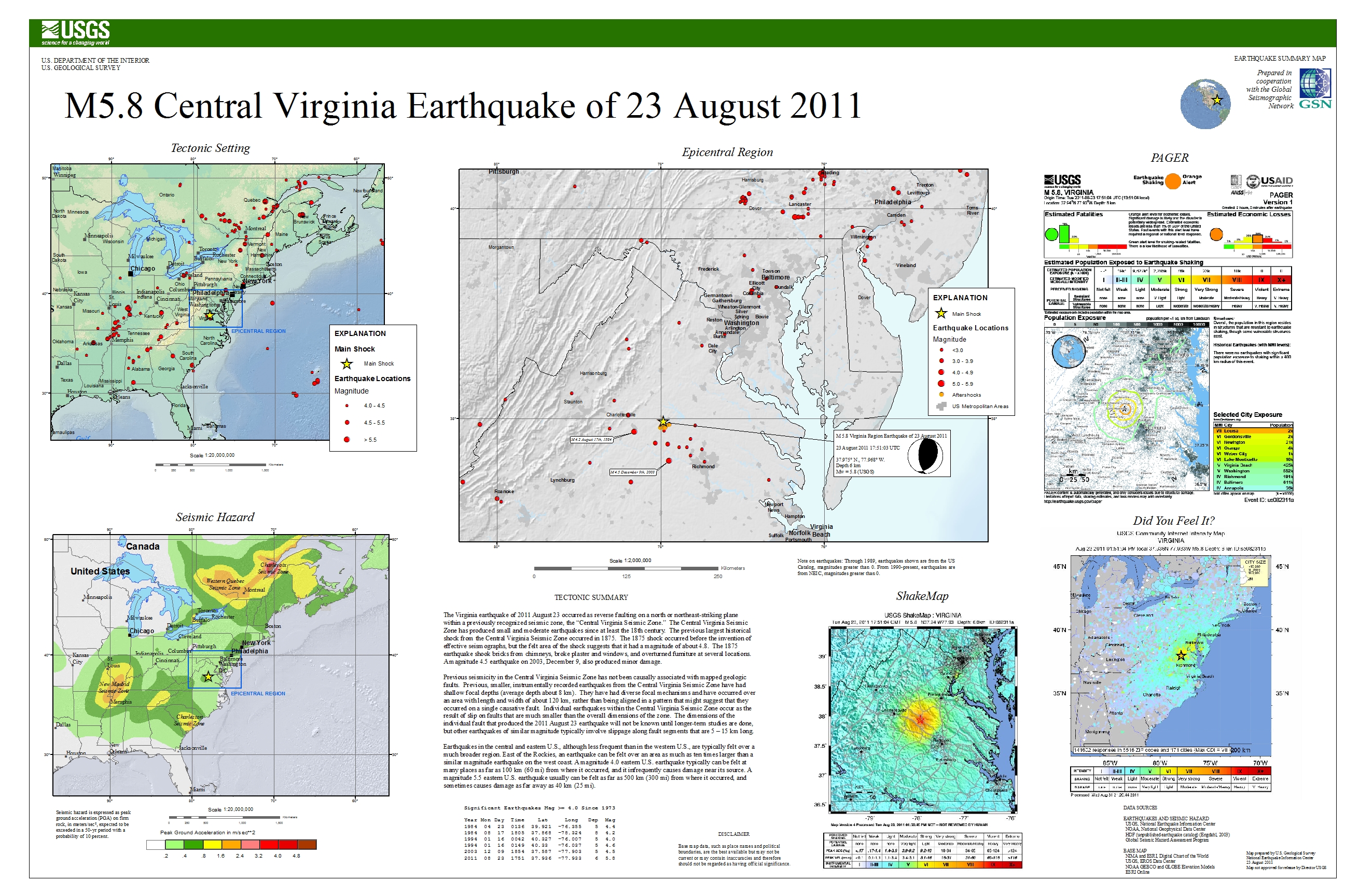 Virginia earthquake