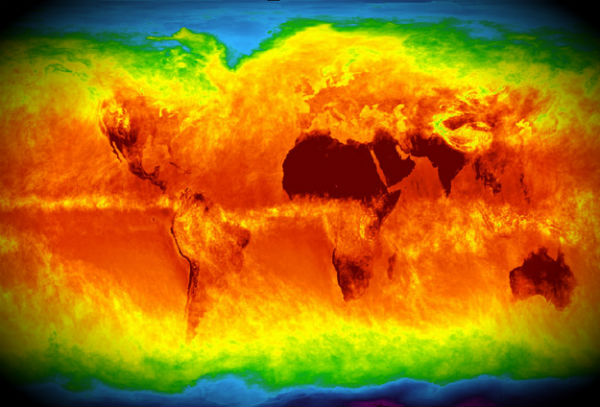 State of global temperatures in 2012
