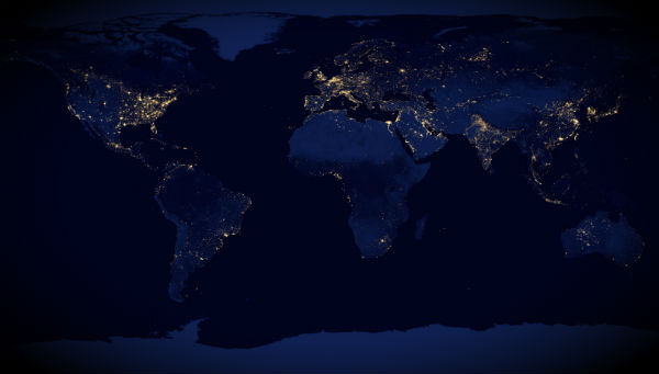 New satellite views of Earth by night