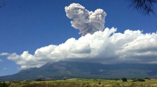 Phreatic eruption of Colima volcano, Mexico