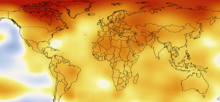 2012 ranked as the ninth-warmest year since 1880 and continued long-term trend of rising global temperatures