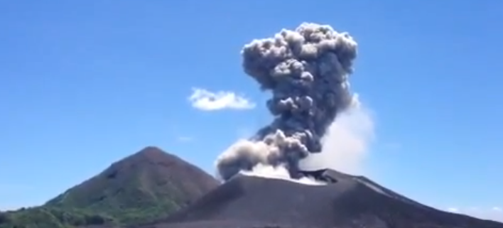 PNG’s Tavurvur volcano erupts again after 17 months of quiet time