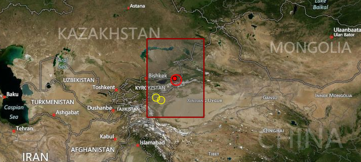 Strong and shallow earthquake M 6.0 struck eastern Kazahstan