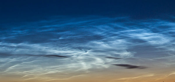 Polar mesospheric clouds over South Pacific Ocean