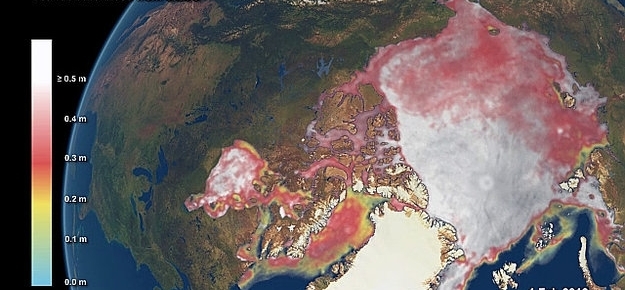 Dimishing Arctic sea ice – CryoSat reveals facts about ice volumes