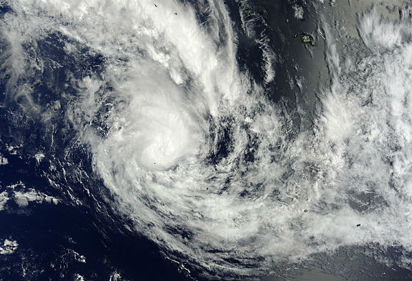 Tropical Cyclone Haley about to dissipate in Southern Pacific Ocean