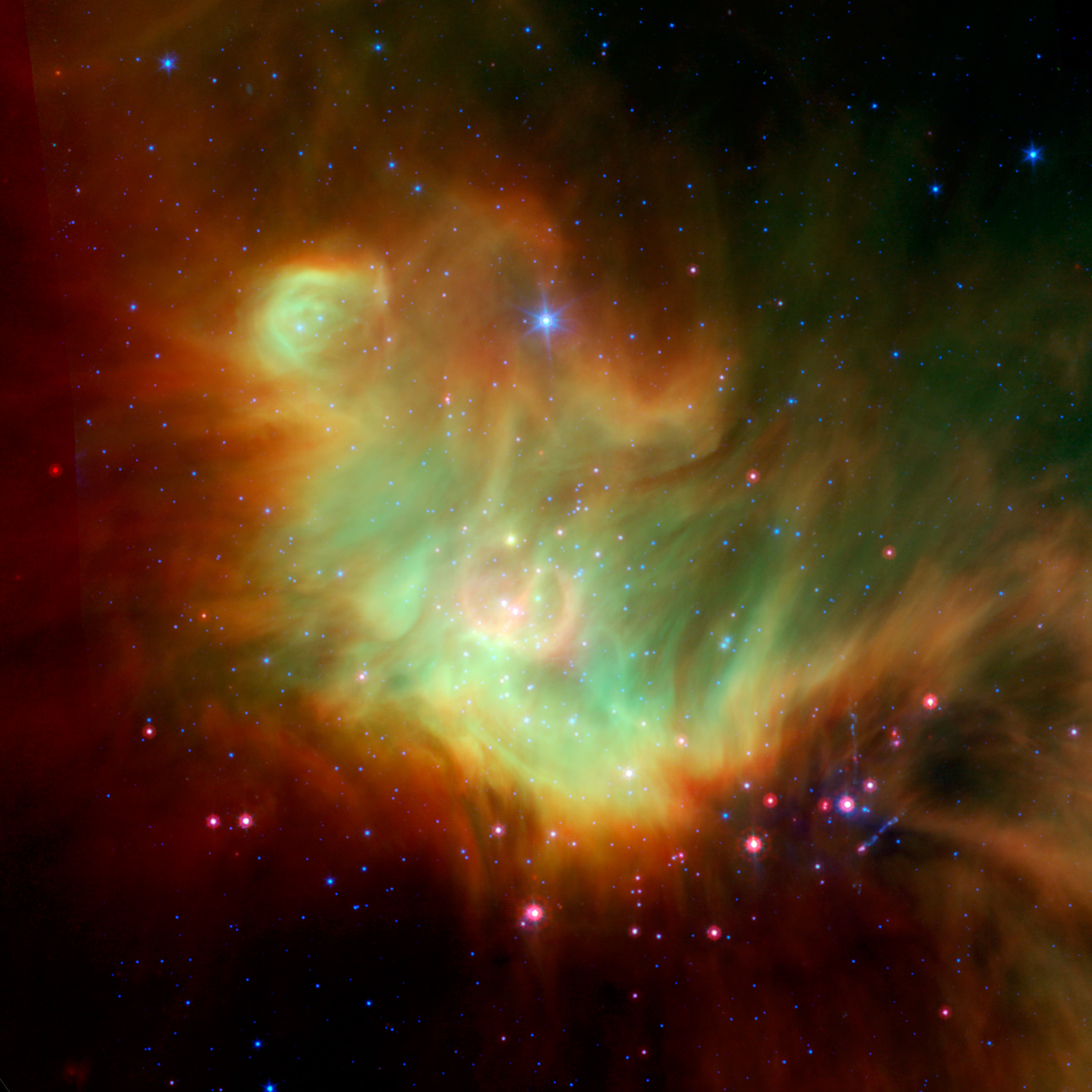 spitzer-space-telescope-observations-reveal-unusual-infant-binary-star