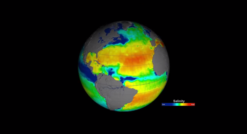 Aquarius satellite: One year observing the salty seas