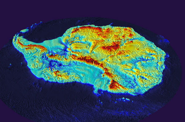 Bedmap2 – detailed view of Antarctica’s landmass