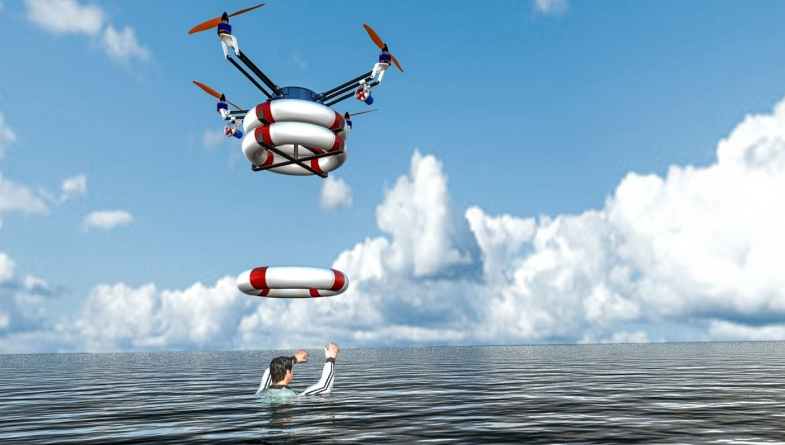 Pars Aerial rescue robot – rescuing drowning individuals close to coastlines