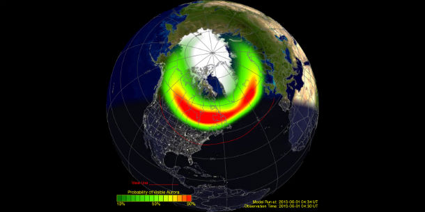 Moderate G2 geomagnetic storm in progress (June 1, 2013)