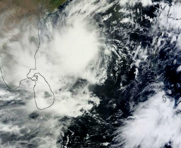Tropical Cyclone Mahasen intensified in Bay of Bengal
