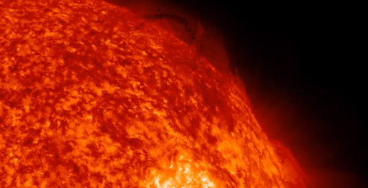 Filament eruption and moderate M1.9 solar flare – May 12, 2013