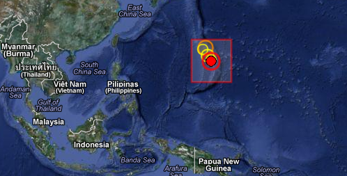 Strong, very deep and harmless earthquake struck Northern Mariana Islands