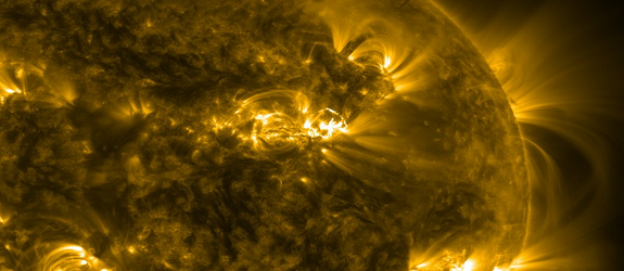 Moderate solar flare measuring M1.1 erupted from Region 1731
