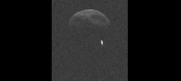 Approaching Asteroid 1998 QE2 has its own moon